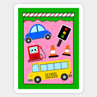 Traffic Jam Sticker